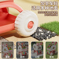 Kidsartificial supermarket shopping cart trolley toy play house fruit cutting fun boys and girls kitchen birthday products