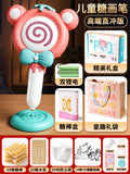 Pink sugar painting brush straight [16 patterns + 20 sugar sets + 20 bags] gift box + gift bag