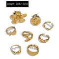 jewelry wholesale, european and american style, ocean-themed starfish ring set, beach vacation style, accessible luxury, high-end hand jewelry