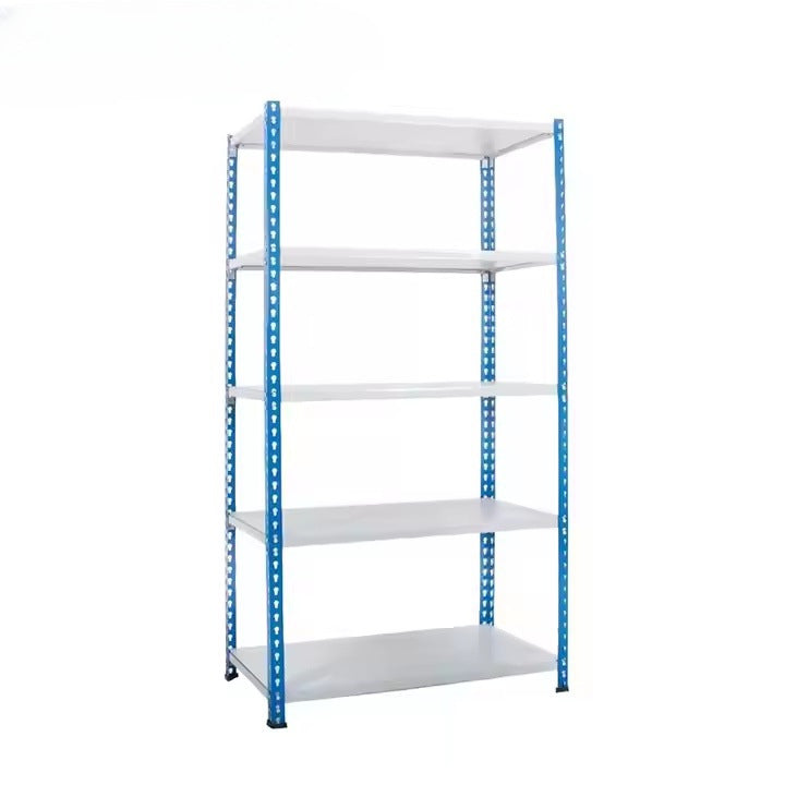 Source Factory Warehouse Adjustable Shelf Iron Storage Steel Shelf Bolt Free Shelf Display Shelf