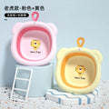 Baby foldable washbasin can be hung footbath newborn kids wash butt special baby for home small basin