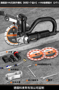 Multi-purpose brushless grooving machine - wall cutting machine - electrician & plumber's essential - one-pass wall grooving tool