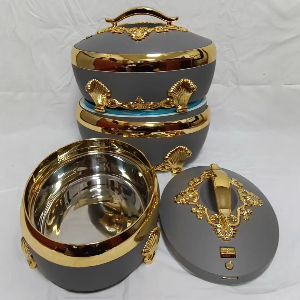 4l-5l-6l 3pcsexport cross-border insulation box new arrival food warmer container