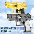 New double-headed, two-way reversible water gun for kids - prank toy with reverse spray for surprise attacks - desert eagle water gun
