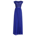 Aliexpress  african women's new wedding dress sexy slit maxi dress evening gown lace chiffon dress
