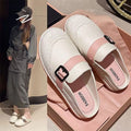 Women's summer slippers 2024 new fairy style sandals, trendy versatile platform slides, cloud-like comfort, thick sole beach shoes
