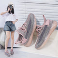 Spring/summer 350 flyknit new arrival: versatile, trendy, casual, athletic, running shoes - soft, flat, sock-style, breathable mesh