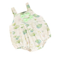 Baby girl clothes summer ultra-thin sling bag butt newborn baby one-piece full moon 100-day clothes fresh khaki