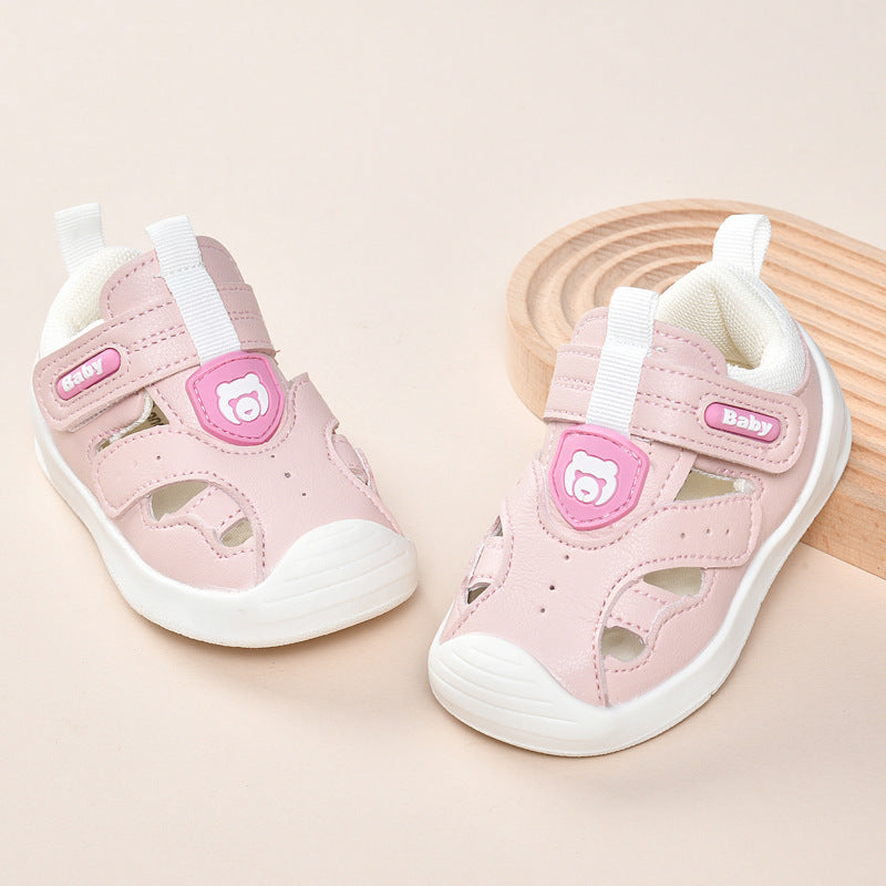Baby first walker sandals - summer infant soft sole shoes for boys and girls (0-1-2 years)