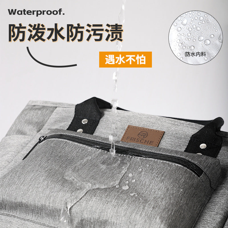 Customized Beilian 15L thermal insulation bag, office worker packing, bento bag with rice, portable lunch box bag, picnic PEVA ice bag