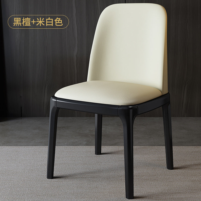 Wood style b&baccessible luxury upholstered back chair scandinavian solid wood dining chair for homemoderncasual restaurant hotel chair