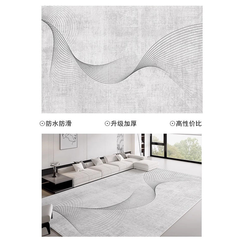 Custom rug living room washable wipeable sofa bedroom bedside blanket floor mat large area full coverage cross-border manufacturer