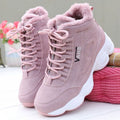 Women's snow boots - non-slip, new 2025 winter collection, fleece-lined, extra thick, waterproof, casual warm cotton shoes, women's ankle boots, chunky sole