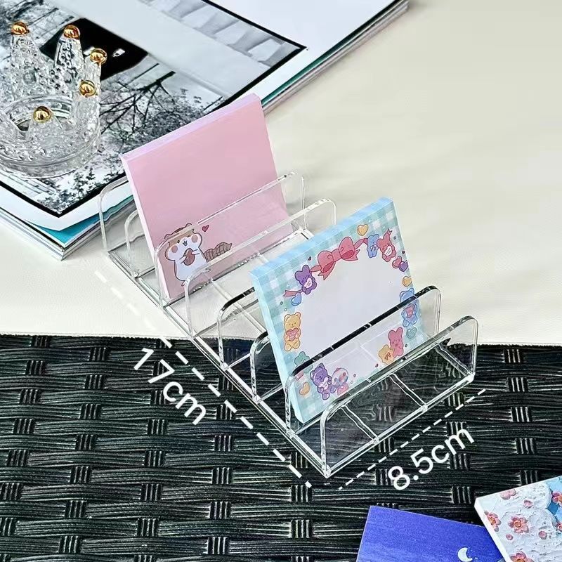 Acrylic ladder display stand blind box storage rack bar storage multi-layer transparent display stand cosmetics storage rack