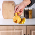For homespray and pour two-in-one oil pot two-in-one kitchen for homespray atomized oil bottle automatic opening and closing oil pot