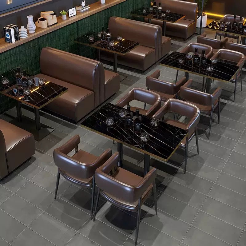 Cafe Bar Clear Bar Luminous Table and Chair Combination Pub Club Retail Bar Box Ktv Sofa Booth