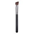 New triangular highlighter brush - perfect for brightening tear troughs, cheekbones, and reducing nasolabial folds. provides seamless coverage, no brush streaks, and excellent powder pickup for flawless makeup application
