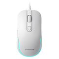 Sangee g130 wired gaming mouse - esports mouse for pubg, 6 buttons, macro definition, illuminated breathing light
