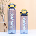 Factory custom large capacity plastic sports water bottle portable tumbler summer cross-border bounce lid direct drink cup