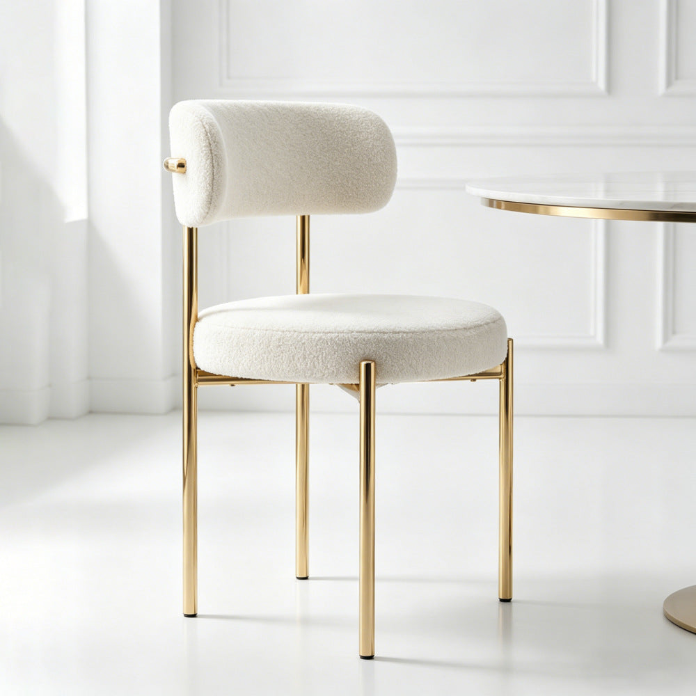 Amazon bestseller dining chair: luxurious, high-end fabric with sponge cushioning, backrest dining chair