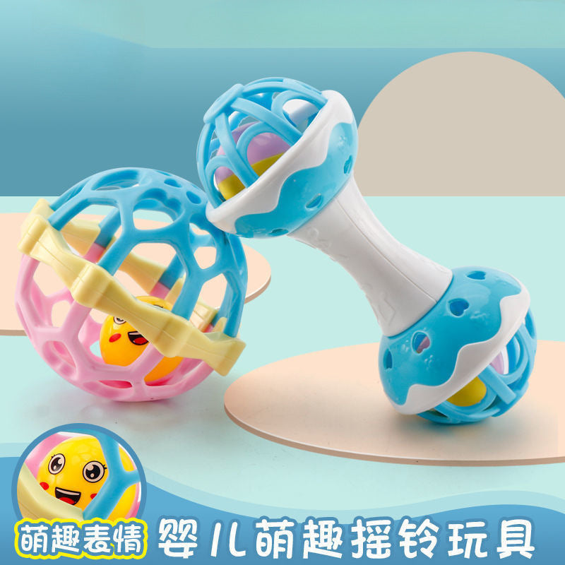 Cross-border export newborn baby toys baby hand rattle boys and girls early education puzzle bell toothpaste bed bell accessories