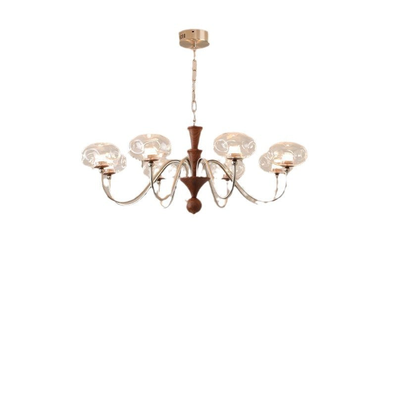 Medieval style simple atmosphere chandelier living room advanced sense creative branch dining room bedroom household lighting Zhongshan lamps