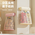 Kitchen wall-mounted ginger, onion and garlic punch-free installation breathable mesh bag ventilation and preservation detachable washable easy-to-clean storage bag