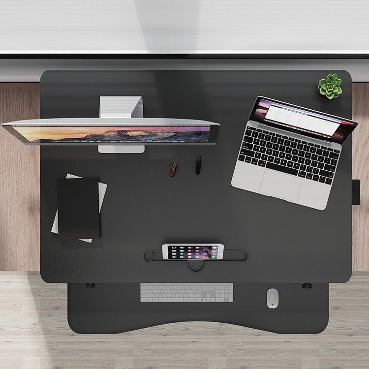 Standing desk adjustable height laptop monitor stand foldable computer table