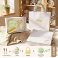 Newborn & first birthday gift set: premium baby feeding utensil gift box - wholesale available