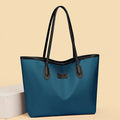 Large capacity women's shoulder bag 2024 new fashion versatile tote bag simple oxford cloth tote bag mom bag
