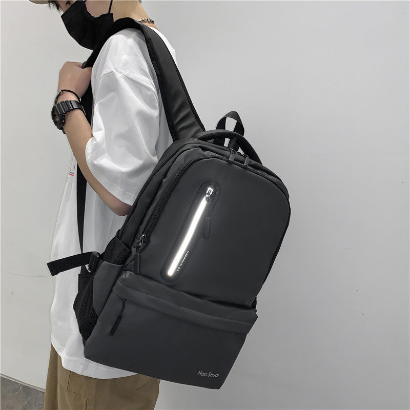 New trendy brand backpack men's backpack large-capacity leisure sports travel bag college student computer bag schoolbag