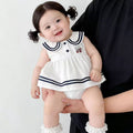 Spring sweet dress baby girl infant romper princess dress spring first birthday party outfit bodysuit dress