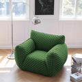 Italian normcore blue fat sofa designer sofa chair living room housestylish 3d fabric casual bread sofa