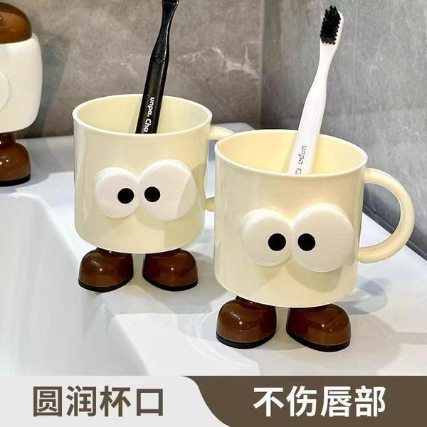 Mouthwash Cup Household Toothbrush Cup Couple Girl Tooth Brushing Cup Tooth Cylinder Children's Cute Cartoon Washing Cup Resistant to Drop