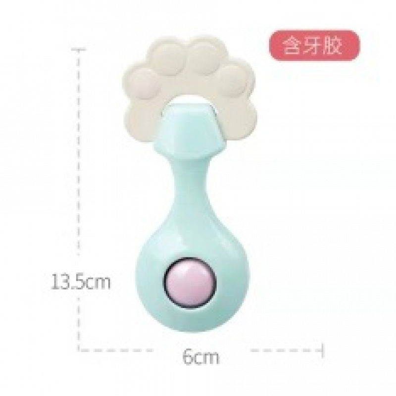 Cross-border  export tooth grinding stick toothpaste baby anti-eating hand soft glue baby mouth desire small mushroom biting glue toy