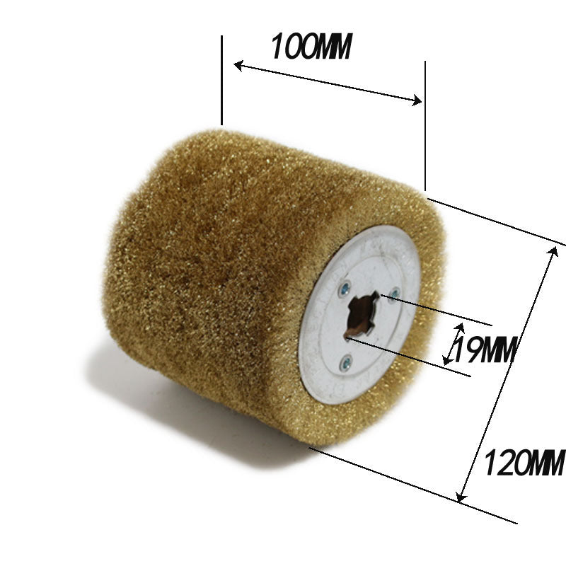Pure copper wire drawing wheel polishing can be used for polishing wood handicrafts, polishing metal wire drawing, polishing and grinding