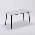 Nordic light luxury sintered stone dining table - modern minimalist design for small spaces - direct from the manufacturer - multiple sizes available