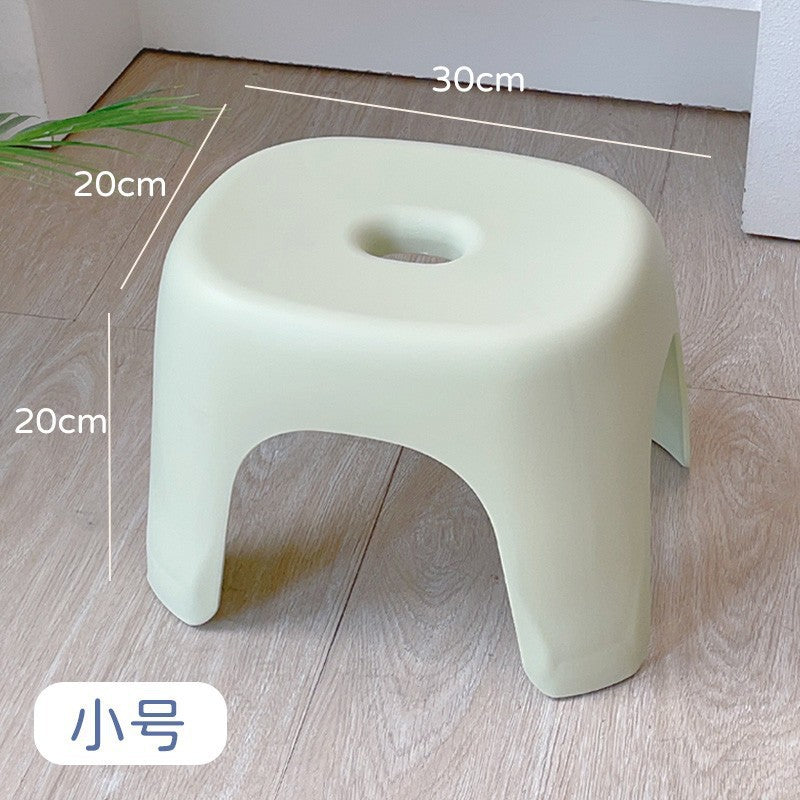 Plastic stool kids washbasin step stool for homethickened small stool adult non-slip stool shoe changing stool low stool