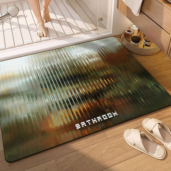 Toilet floor mat, bathroom water-absorbing non-slip carpet, toilet door foot pad, thickened quick-drying foot pad