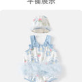 Baby girl swimsuit cute summer one-piece swimwear  stylish mermaid kids new girls' swim suit