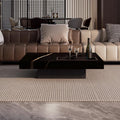 Ready-to-ship luxury stone coffee table - italian minimalist style, perfect for small apartments. high-end, large-sized square coffee table for home living rooms