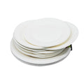 Disposable paper plates - bbq, party, and dining - eco-friendly, biodegradable, thickened, and durable pulp plates