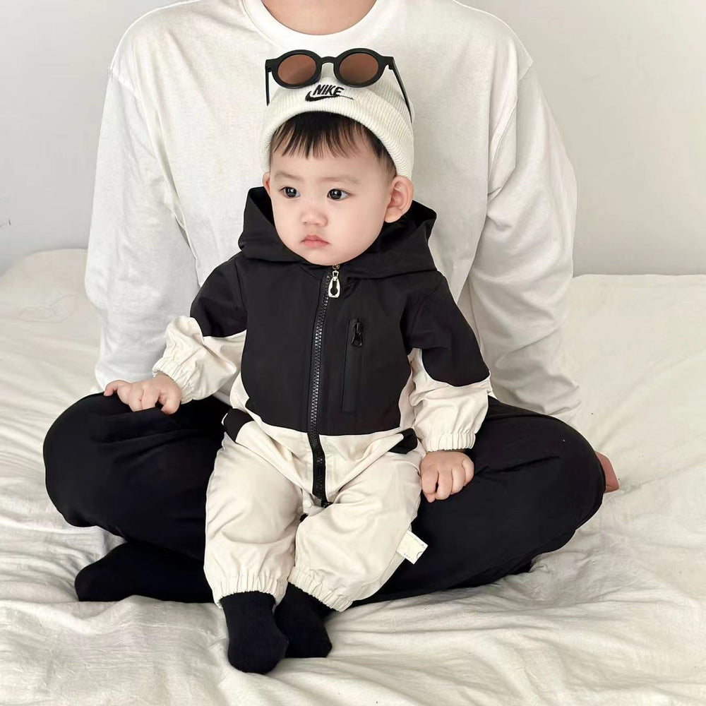 Baby clothes autumn casual romper - new fashionable and stylish outfit for baby boys, perfect for autumn, 100-day celebration, and first birthday outings