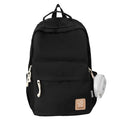 New classic multifunctional backpack - large capacity, waterproof, with hanging pouch - minimalist design for middle school students, class, leisure, and travel