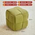 Entrance soft bag shoe changing stool for home door sofa stool bench popular fitting room stool makeup stool