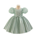 New arrival: puff sleeve lace princess dress for girls - perfect for birthday parties and special occasions!