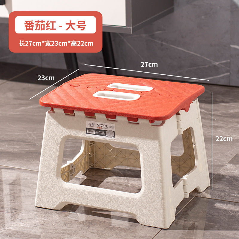 Foldable stool, thickened adult chair, portable home & outdoor camping chair, handheld durable student chair