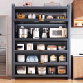 Kitchen floor-standing multi-layer storage rack storage cabinet multi-functional cabinet pot rack cupboard sandwich style sideboard