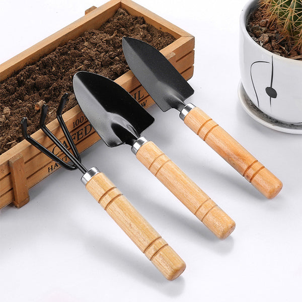 Flower planting tools Household vegetable planting, flower gardening, soil loosening, flower spatula, potted plants, flower planting tools, three-piece set, small shovel