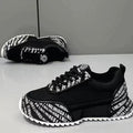 2025 winter men's trendy casual shoes: versatile, breathable mesh, fashionable soft sole, lightweight korean style running sneakers